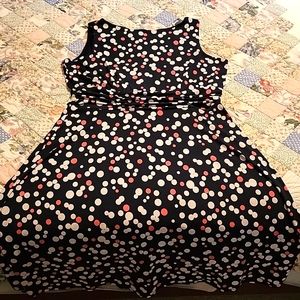 Navy sleeveless dress 20W